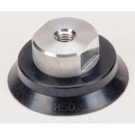 Smc Vacuum Pad Assembly, NBR, 50mm ZPT50HN-B8