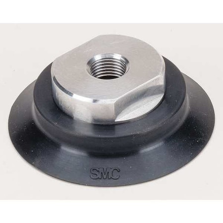 Smc Vacuum Pad Assembly, NBR, 80mm ZPT80HN-B16