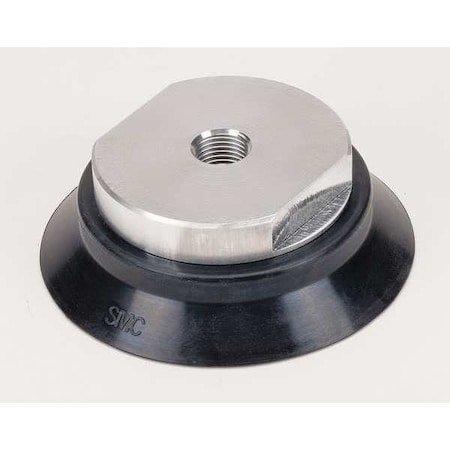 Smc Vacuum Pad Assembly, NBR, 100mm ZPT100HN-B16