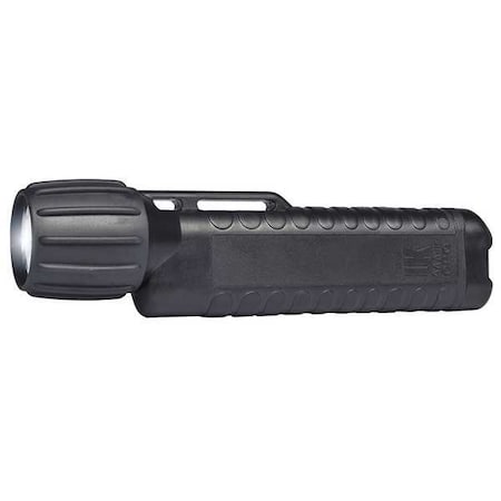 Pacific Helmets Black LED Handheld Flashlight, Alkaline AA, 120lm 514457