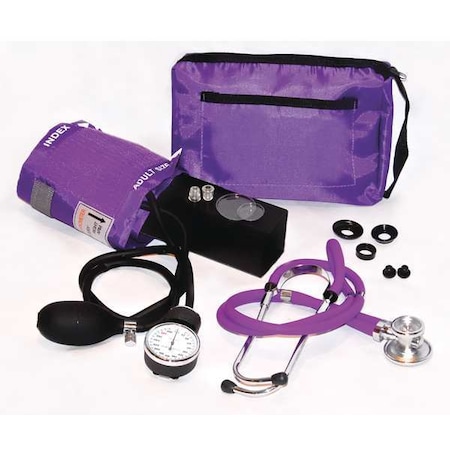 Medsource Blood Pressure Set, Purple, 11 13/16" L MS-BP3000