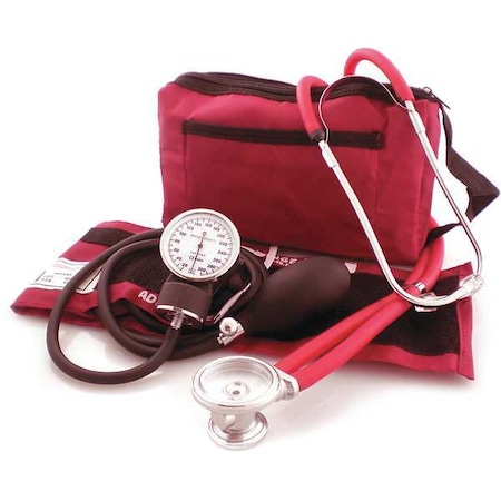 Medsource Blood Pressure Set, Red, 11 13/16" L MS-BP6000