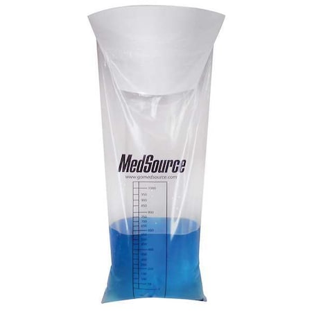 Medsource Emesis Bag, Clear, Plastic, PK240 MS-17360