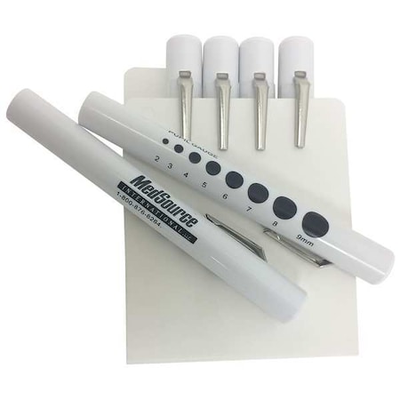 Medsource Penlight, 0.5" Dia, White, PK300 MS-PEL100