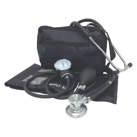 Medsource Blood Pressure Set, Black, 11 13/16" L MS-BP7000