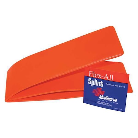 Medsource Splint, Orange, Aluminum, Foam, 36" L MS-93010