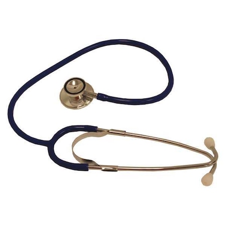 Medsource Stethoscope, Blue, Adult, Pediatric, 22" L MS-70032