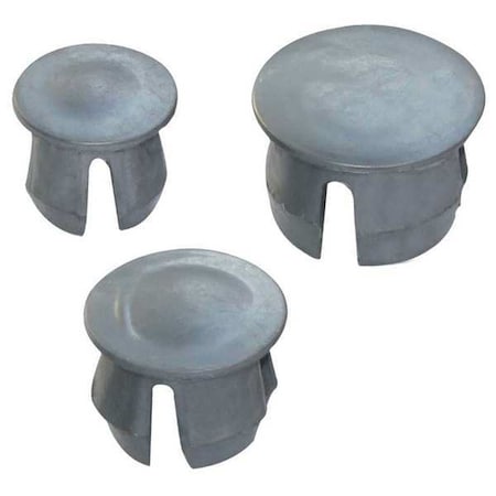 Zoro Select Structural Pipe Fitting, Plug, Plastic, 2 in Pipe Size 30LX17