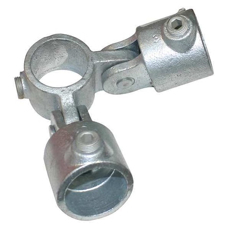 Zoro Select Structural Pipe Fitting, Adjustable Tee, Cast Iron, 2 in Pipe Size, 50000 lb Tensile Strength 30LX59