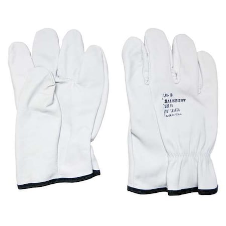 Salisbury Electrical Glove Protector, Goatskin, 10 in Length, Cream, Size 10 LPG10/10