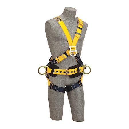 3M Dbi-Sala Delta(TM) Full Body Harness, S, 420 lb., Not Applicable Chest/ Mating Leg Straps 1101809