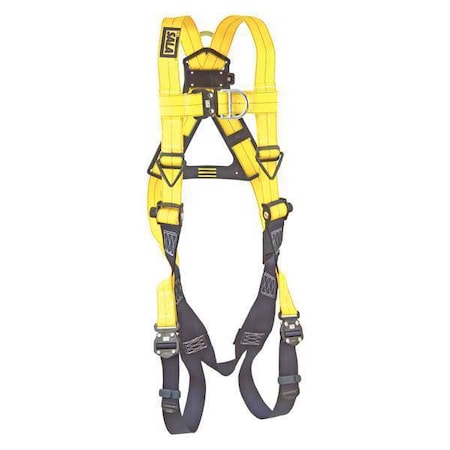3M Dbi-Sala Delta(TM) Full Body Harness, Universal (S/M/L/XL), 420 lb., Quick-Connect Chest/ Back, Front D-Ring 1102090