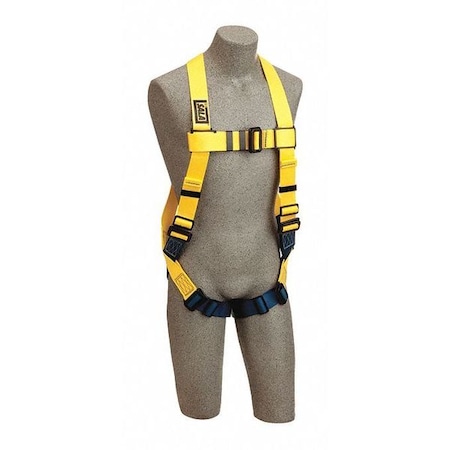 3M Dbi-Sala Delta(TM) Arc Flash Full Body Harness, S, 310 lb., Friction Leg Straps, Back D-Ring 1110795