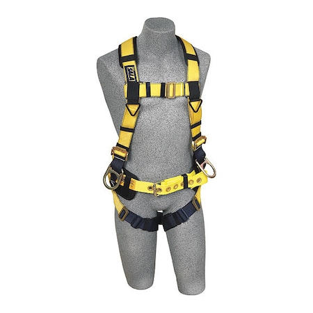 3M Dbi-Sala Delta(TM) Full Body Harness, M, 420 lb., Back, Side D-Ring 1106451