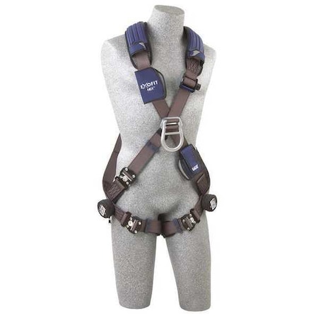 3M Dbi-Sala ExoFit NEX(TM) Full Body Harness, L, 420 lb., Not Applicable Chest/ Quick-Connect Leg Straps 1113097