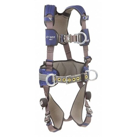3M Dbi-Sala Full Body Harness, L, Repel(TM) Polyester 1113157