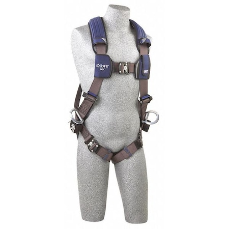 3M Dbi-Sala Full Body Harness, XL, Repel(TM) Polyester 1113055