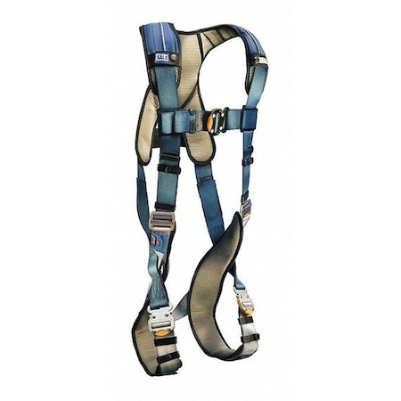 3M Dbi-Sala Full Body Harness, 2XL, Polyester 1110104