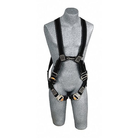 3M Dbi-Sala Delta(TM) Arc Flash Full Body Harness, L, 310 lb., Back, Front D-Ring 1110811