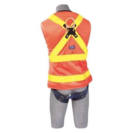 3M Dbi-Sala Delta(TM) Hi-Vis Full Body Harness, XL, 420 lb., Quick-Connect Chest/ Quick-Connect Leg Straps 1111581