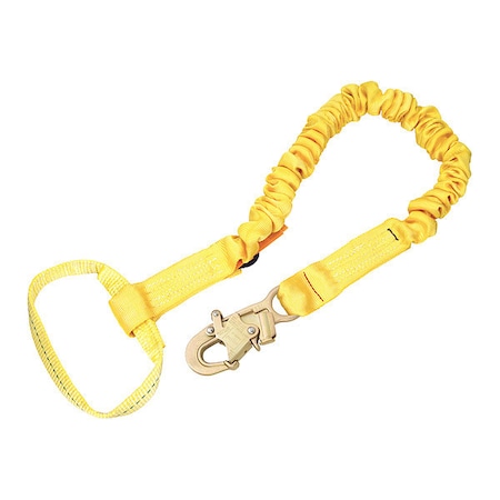 3M Dbi-Sala ShockWave(TM)2 Shock Absorbing Lanyard, 6 ft. Length, Web Loop, 1 Leg(s), 310 lb. Weight Capacity 1244310