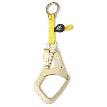 3M Dbi-Sala Rebar Hook Anchor, 1 1/2 ft Length, 310 lb Weigth Capacity, Polyester Webbing Anchor, Swivel D-Ring 1231305