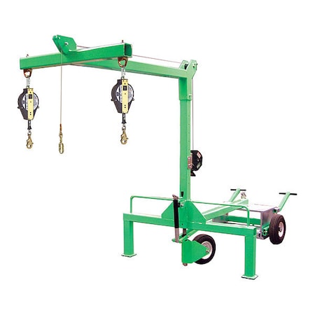 3M Dbi-Sala Freestanding Anchor, 310 lb Weigth Capacity, Steel Anchor, Fixed D-Ring, 2 Workers per System 2100090