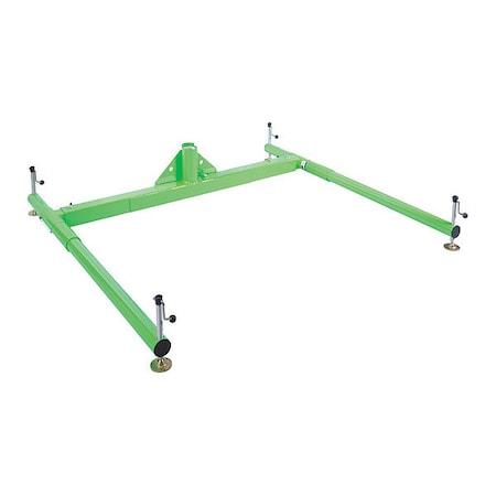 3M Dbi-Sala Portable Davit Base, Green, Silver 8518008