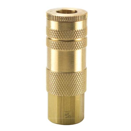 Parker Coupler Body, Brass, FNPT, 1/4 In. Pipe B73