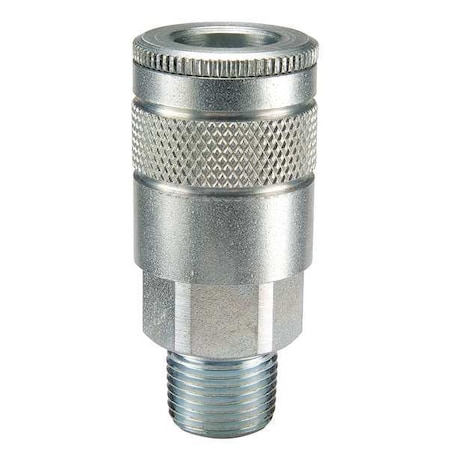 Parker Coupler Body, Steel, MNPT, 1/4 In. Pipe 14C