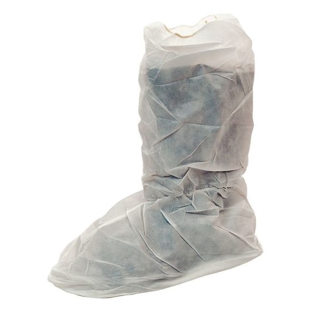 International Enviroguard Disposable Boot Covers, Microporous, White, Slip Resistant Sole: Yes , XL CE8106CI-XL