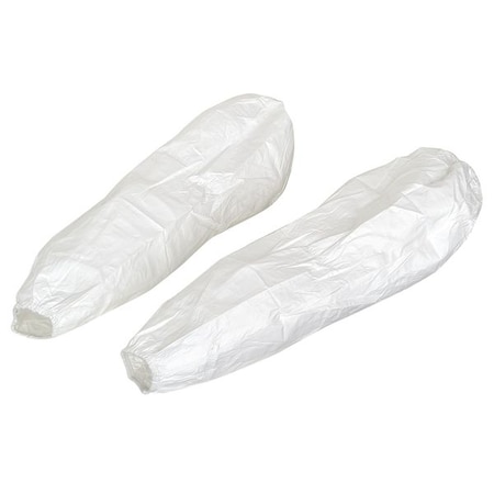 International Enviroguard GammaGuard(R) CE Disposable Sleeve, 21 1/2 in Length, 15 mil Thick, Serged Seam, White, 200 PK CE11065CIS