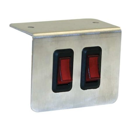 Buyers Products SAM Double Pre-Wired Switch Panel With Aluminum Bracket 6391002