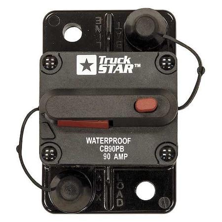 Buyers Products Automotive Circuit Breaker, CB Series, 90 A CB90PB
