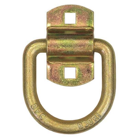 Buyers Products D-RING, 1/2inFORGED, W/2HL BRKT, ZN, SPCL B38ZWPKGD