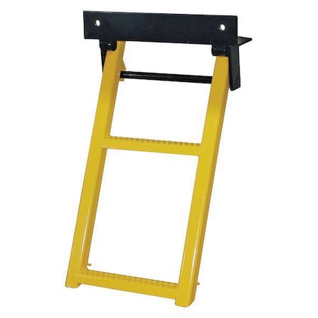 Buyers Products 14 1/4 in W Powder Coated Steel Retractable Truck Step RS2Y