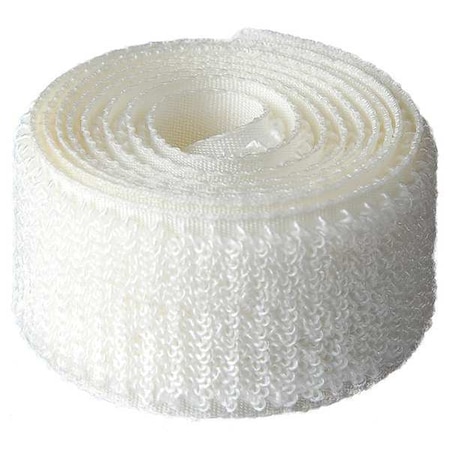 Velcro Brand Reclosable Fastener, No Adhesive, 150 ft, 1 in W, White 186540