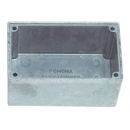 Pomona Electronics Electrical Box, Shielded Box Type, Aluminum, Rectangular Shape 2417