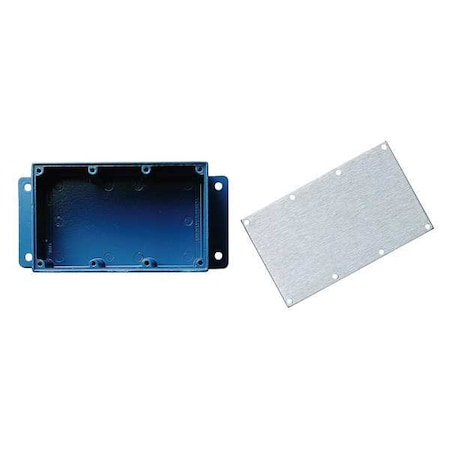 Pomona Electronics Electrical Box, Shielded Box Type, Aluminum, Rectangular Shape 2901