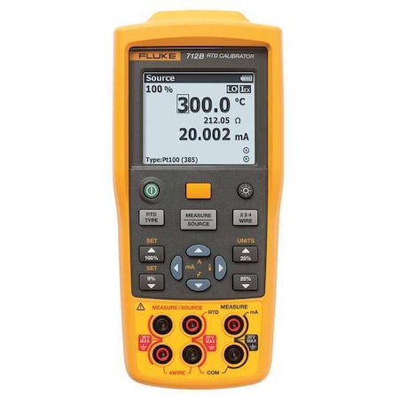 Fluke Temperature Calibrator, RTD, NIST FLUKE-712B