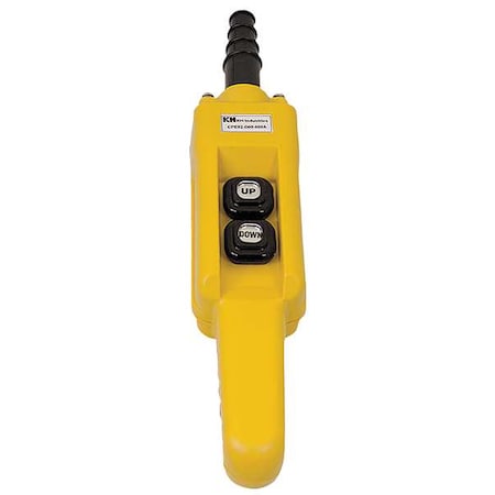 Kh Industries Pendant Station, 2, Push Button, NO, Yellow CPE02-C00-000A