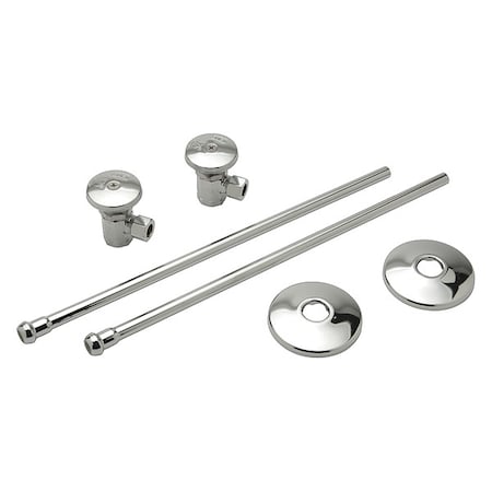 Zurn Lavatory Supply Stop, 3/8 inx3/8 in IPS Z8800-XL-LR-PC