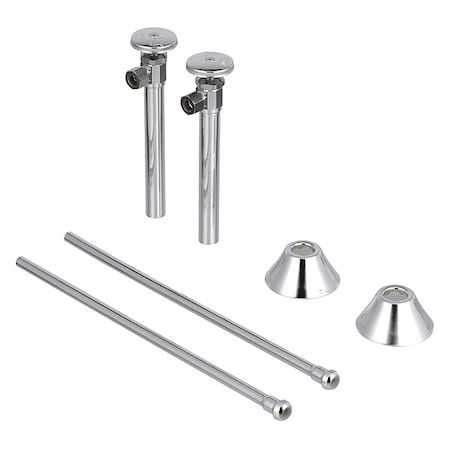 Zurn Closet Supply Stop, 1/2 in x 3/8 in SWT Z8808-XL-LR-PC