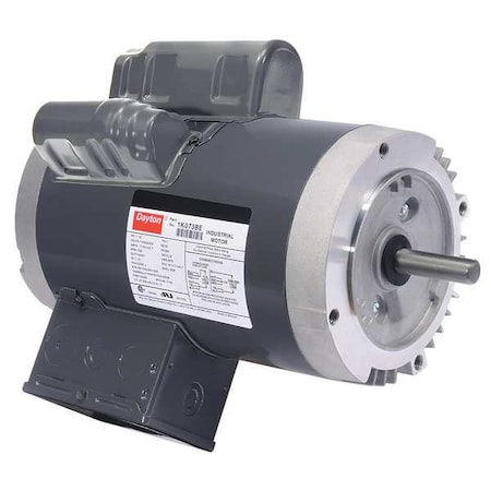 Dayton Capacitor-Start/Run General Purpose Motor, 1 1/2 hp HP, 115/230V AC Voltage, 56C Frame 30PT42