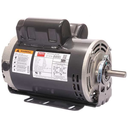 Dayton Capacitor-Start/Run General Purpose Motor, 1 hp HP, 56H Frame, 115/230V AC Voltage 30PT78