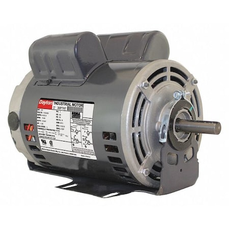 Dayton Capacitor-Start/Run General Purpose Motor, 1/2 hp HP, 115/230V AC Voltage, 56 Frame 30PT67