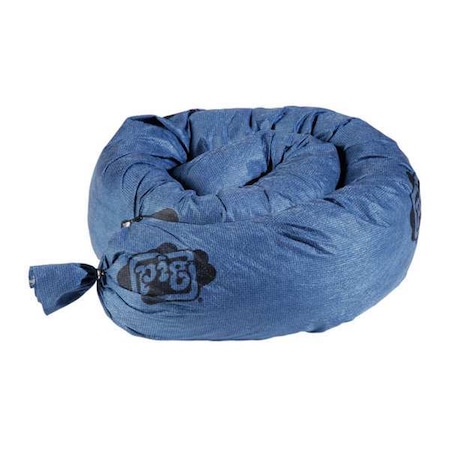 Pig Sorbent Sock, 9 gal, 3 in x 42 in, Universal, Blue, 12 PK 35701