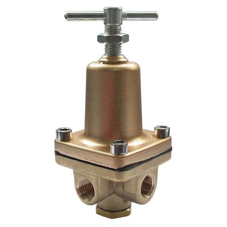 Zoro Select Pressure Regulator, Brass, 300 psi 30PV11