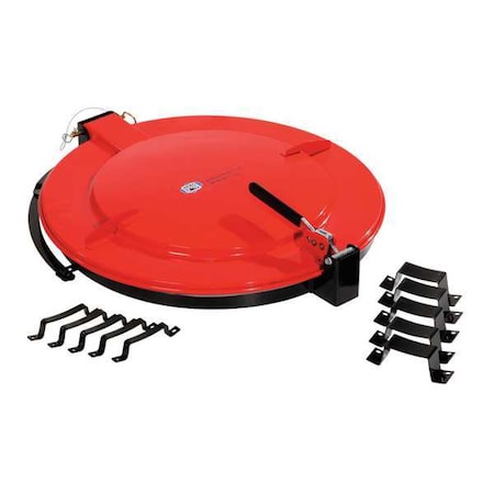 Pig Latching Lid for Poly Drum, Yellow DRM1084-YW