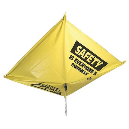 Pig PIG Safety Message Roof Leak Diverter, 4 lb. TLS555-YW-81